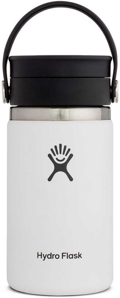 Hydro Flask 12 oz Wide Mouth Bottle with Flex Sip Lid White