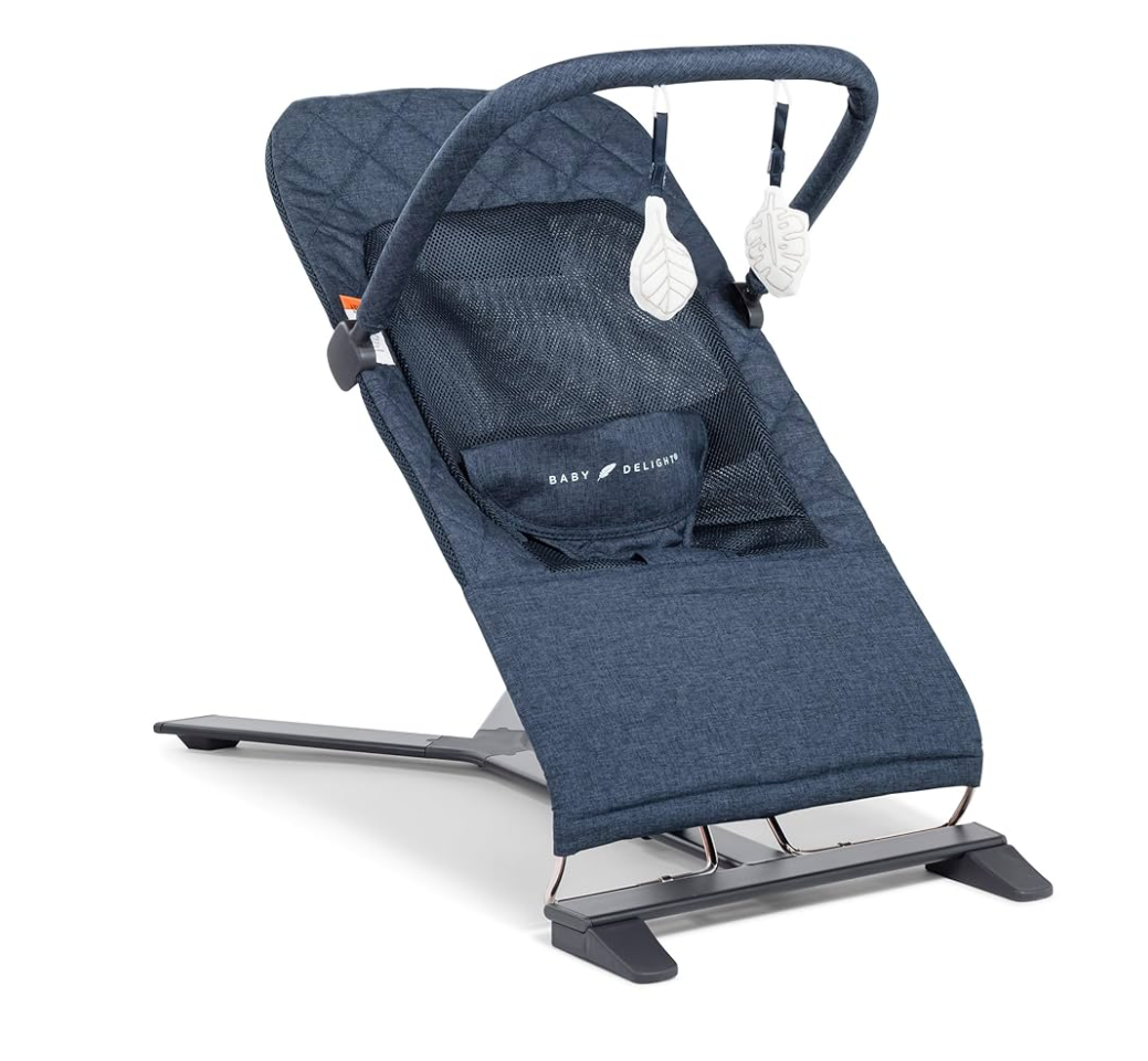 Baby Delight Alpine Deluxe Portable Bouncer, Infant, 0 – 6 Months, Quilted Indigo
Amazon's Choice