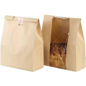 Bread Bags for Homemade Bread,Sourdough Paper Bread Bags Pack of 100