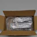 HOME MASTER HARDWARE 10 Pack Edge Finger Pulls for Cabinets 120mm/4.72" Length, Modern Drawer Concealed Tab Pulls, 96mm Hole Center Hidden Edge Pulls Handles for Home Cabinet, Silver