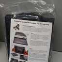 15 Cubic Feet Car Roof Cargo Carrier Waterproof Car Roof Bag with Anti-Slip Mat Soft-Shell Carriers Car Roof Storage for All Cars with/Without Rack