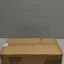 WOPITUES Floating Shelves for Wall with Cube Shelf, Wall Shelves with Metal Rail for Decor, Bathroom Organizers and Storage, Over Toilet Shelves for Bathroom, Toilet Paper-White (15.7 inch)