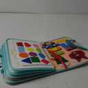 Toddler Busy Board Montessori Toys for Toddlers 1-3 Year Old Educational Activity Book Board Sensory Travel Toys Ages 2-4 Preschool Learning Fine Motor Skills Toy Quiet Book Gift for Kids