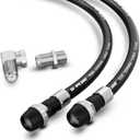 G-PLUG RG6 Coaxial Cable 50FT  Quad Shielded, Waterproof, 75 Ohm with F-Type Connectors, High-Performance for HDTV, Satellite, Internet & Outdoor Use