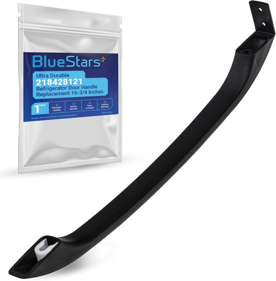 BlueStars Ultra Durable 218428121 Refrigerator Door Handle Replacement 16-3/4 Inches - Compatible with Frigidaire Refrigerators - Replaces 218428107 AP2114546 PS427931 781148