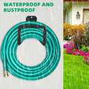 Garden Hose Holder - Heavy Duty Metal Hanger Wall Mount, Water Hose Holder for Outside Yard, Water Hose Reel, Hose Rack, Hose Hook
