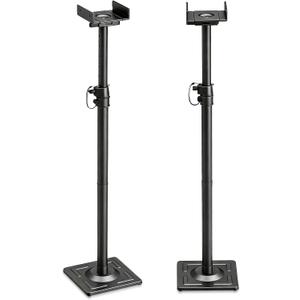 XINLEI Speaker Stands Pair for Surround Sound Height Adjustable 37.4”-48.4”