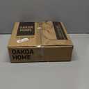 OAKOA Concrete Black Tray for Coffee Table - Round Black Decorative Tray for Table Decor - Bandejas Decorativas para La Sala - Coffee Table Centerpiece