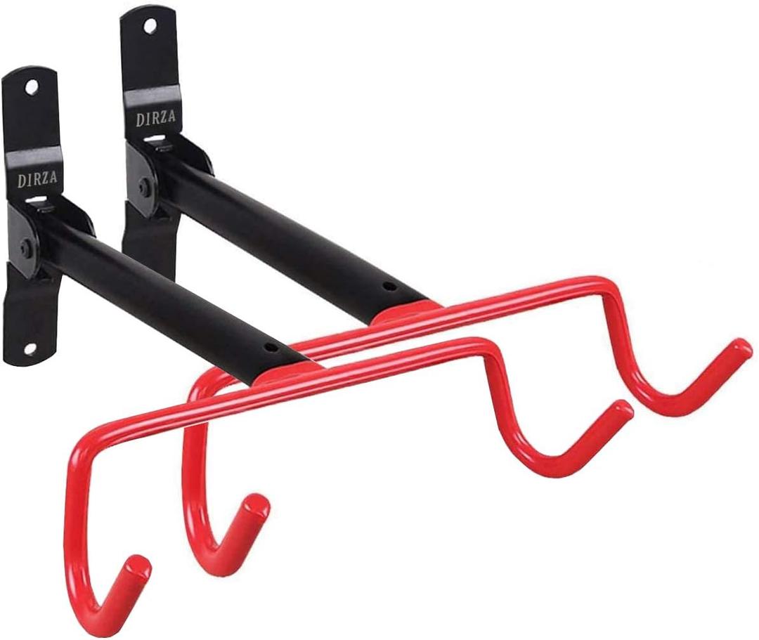 Dirza Bike Wall Mount Bike Hanger 2 Pack Foldable Bicycle Storage ...