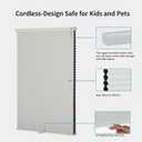 MYshade Cordless Blackout Window Blinds & Shades Pull Down Room Darkening Window Shades Light Blocking Honeycomb Cellular Shade for Indoor Windows Easy to Install 19 inch Wide, H36 White Blinds