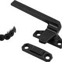 Prime-Line H 38208 Left-Handed, Matte Black, Casement Locking Handle with Offset Base (Single Pack)