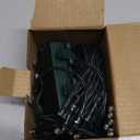 Battery Operated Christmas Lights, 33 FT 100 LED Mini String Lights with Timer and 8 Modes, Green Wire Outdoor Waterproof String Lights for Tree Xmas Indoor Holiday Party Garden Decor, Warm White