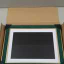 Suede 10x14 Frame - Single Frame, Elegant Green 10 x 14 Poster Frame with Mat for 8x12, 10x14 Picture Frames for Artwork, Puzzles, Photos, and Movie Posters