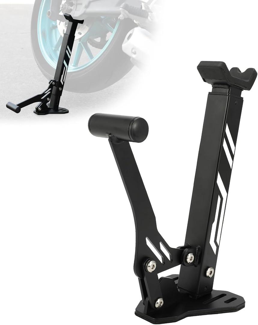 Motorcycle Front and Rear Wheel Stand Lift,Universal Portable Height Adjustable Jack Lift Stand for Most Wheels Maintenance