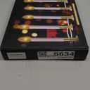 Verdenu 6 Pack Electric Window Candles, Window Candles with Sensor Dusk to Dawn Electric Corded, Plug in Electric Candle Windows Lights for Home/Christmas Decoration