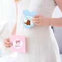 84PCS Boots or Bows Gender Reveal Stickers, Cute Baby Shower Team Boots and Bows Gender Reveal Game Lables for Party Supplies - 2 in Round