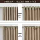 100% Full Blackout Champagne Beige Velvet Curtains 84 inch Long for Living Room,Set of 2 Liner Rod Pocket Back Tab Thermal Window Curtains Room Darkening Heavy Decorative Curtains Drapes for Bedroom