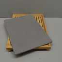 Golener Stone Drying Mat for Kitchen Counter, Dish Drying Pad with Bamboo Rack, Super Absorbent Diatomaceous Earth and Drying Rack, Multi-purpose Quick Drying Mat Rack for Kitchen, 16x12, Dark Grey