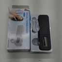 Smart Toothbrush Holder, Wall Mounted Toothbrush Holder with Toothpaste Dispenser, Drying Function and 3 Toothbrush Slots for Bathroom (Black)