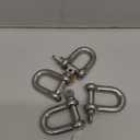 Stainless Steel 304 D Shape Shackle 5/32", 1/4", 5/16",3/8", 9/16", for Chains Wirerope Lifting Outdoor Camping Survival Rope Bracelets Or for Heavy Duty Construction