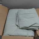 CozyLux Queen Comforter Set Sage Green - Bed in a Bag Queen Size 7 Pieces, Luxury Soft Bed Set for All Seasons, Bedding Set with Down Alternative Comforter, Sheets, Pillowcases & Shams