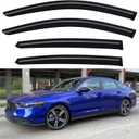 Window Visors Rain Guards for 2023 2024 2025 2026 Honda Accord, Out-Channel Window Vent Wind Deflectors Visors Shades for 23 24 25 26 Accord