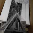 Standing Desk Converter, 32" Height Adjustable Sit to Stand Up Desk Workstation, Dual Monitor Desk Riser with Keyboard Tray, Black Desktop Tabletop Riser Laptop for Home Office