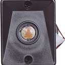 Replacement Dusk to Dawn Sensor for Outdoor Pole Lights - Automatic On/Off Light Sensor for Outdoor Lighting  Steel Light Sensor, Black, Design House 502146