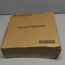 Forbena White Corner Floating Shelves for Wall Set of 4, Rounded Corner Shelves Wall Mounted for Kids Bedroom Books, Cute Wood Hanging Corner Shelf for Bathroom Decor, Living Room, Small Spaces (10" Depth)