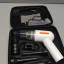 Reesibi 4 in 1 Powerful Compressed air Duster - 150000RPM Cordless Air Blower & 15KPA Car Vacuum Cleaner - Brushless Motor Electric Dust Blower with 3 Speed & 7600mAh Battery - Keyboard Cleaner Kit