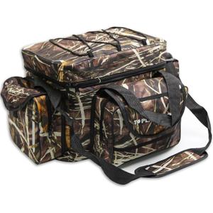 Fishing Tackle Bag for Saltwater or Freshwater, Water-Resistant 3600 Tackle Box Bag, Fishing Bags for men 19.68 * 11.81 * 9.84in Camouflage Color