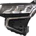 STARCLUSTER Driver Side LED Headlight Assembly for 2021-2024 Chevy Tahoe GM2502511 85547100 Front Lamp DRL Turn Signal Low High Beam Clear Lens IP65 Waterproof OEM Fit Plug and Play, Left