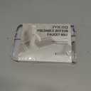 18 inch Silicone Faucet Mat for Kitchen Sink - 6 Slope & Fasten Button Design, Quick-Dry Splash Guard Water Catcher Behind Faucet, RV/Bathroom Safe (Gray) (17.7" x 5.5")