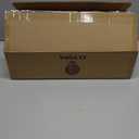 ELYONA Wood Tripod Floor Lamp for Bedroom, 3 Color Temperatures & Linen Shade, Modern Reading Standing Lamp with 9W LED Bulb, Mid Century Night Light for Farmhouse, Living Room, Office, Walnut