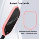 Pickleball Weighted Tape for Edgeless Paddles 16mm, Protective Edge Guard Tape, Lead Tape Alternative for Training, No Glue, Easy Install and Replace Without Wrinkling, 2 Pack