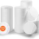 24Pcs Craft Foam Circles 3 Inch Foam Discs Round Polystyrene Circles with Fishing Line, Needles for Jumbo Friendship Bracelet Banners Birthday Decoration DIY Projects