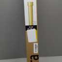 Umbra Cappa Modern 1" Curtain Rod, Includes 2 Matching Finials, Brackets & Hardware, Brass (36 to 66, Gold)