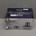 Kitchen in the box Food Processor, Electric Meat Grinder & Food Chopper with 400W Powerful Veggie Chopper-2 Bowls8 Cup+8 Cup & 2 Bi-Level Blades for Meat/Fish/Vegetable/Baby FoodSliver Button