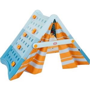 Little Tikes Campin & Climb Wall, Active Play Climbing Wall and Tent, for Boys and Girls Ages 3+ Years, 53.16 inches x 27.56 inches x 35.81 inches