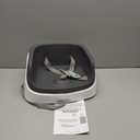 Ingenuity SmartClean Toddler Booster Seat for Kitchen Chair  Lightweight for on-the-go, Easy-Clean, 3-Point Harness Strap  Booster Seat for Dining Table, Slate