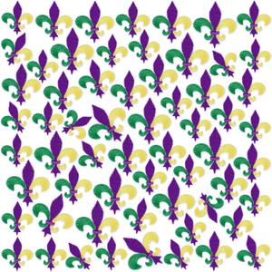 Lyrow 100 Pcs Mardi Gras Iron on Patches Mardi Gras Fleur De Lis Embroidered Sew Applique Iron on Patches DIY Crafts for Clothing Jacket Jeans Pants Dress Backpack Hat Decorations