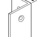 Prime-Line MP9130 Corner Shield Perforated, 1-1/8 In. x 48 in, Vinyl Construction, Clear, Fasteners Included (5 Pack)