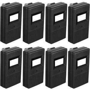 Kingdder 8 Pcs Garage Door Remote Compatible with Linear Delta 3 DT DTA DTD DTC DNT00002A 8 Dip Switch 310 MHZ Gate Opener Remote with Keychain(Black)