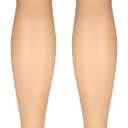 Truform Sheer Compression Stockings, 8-15 mmHg, Women's Thigh High Length, 20 Denier, Beige, Medium