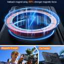 TORRAS Magnetic Armor Stand for Samsung Galaxy Z Fold 6 Case with S Pen Holder, MIL-Grade Hinge Protection, Compatible with MagSafe, Invisible Kickstand, Slim for Galaxy Z Fold 6 Case, Black