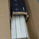 Large Stone Bath Mat, 30.2 x 23.5 Non-Slip Diatomaceous Earth Bath Mat, Ultra-Absorbent Quick-Drying Stone Drying Mat for Kitchen Bathroom Pet Bowl, Rollable & Foldable Stone Bath Mat, White XL