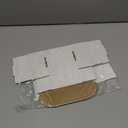 4"x4"x2" Shipping Boxes Set of 3, White Corrugated Cardboard Box Literature Mailer