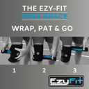 EzyFit Knee Brace XL - Adjustable Support for Arthritis, ACL Meniscus Tear & Knee Pain Relief or Injury Recovery - Plus Dual Side Stabilizers for Men & Women - Extra Large Size - 16" - 24"