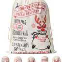 Mr. Pen- Personalized Santa Sacks Christmas Bag, 26x19, Personalized Gift Bags for Christmas