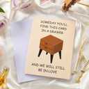 4 x VIVIKEN Funny Birthday Card for Husband Wife, Happy Anniversary Card for Girlfriends Boyfriends, Happy Valentine Day Cards for Him Her, Love Greeting Gift for Men Woman